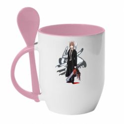 Чашка с ложкой Макима - PrintSalon