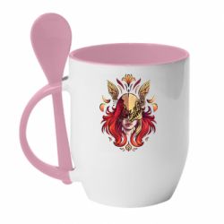 Чашка з ложкою Malenia art - PrintSalon