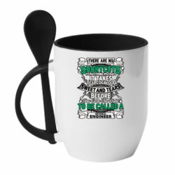 Чашка с ложкой Mechanical Engineer - PrintSalon