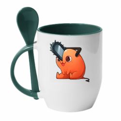 Чашка с ложкой Милый Почита - PrintSalon