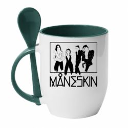 Чашка с ложкой Мо́нэски - PrintSalon