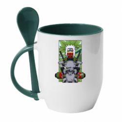 Чашка з ложкою Modern art  Jiraiya - PrintSalon