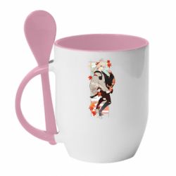 Чашка с ложкой Modern Kazuha - PrintSalon