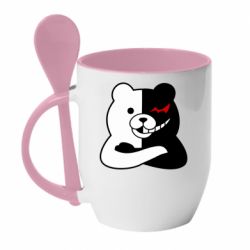 Чашка з ложкою Monomishka with hands - PrintSalon