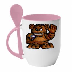 Чашка с ложкой Мшк Фреде - PrintSalon