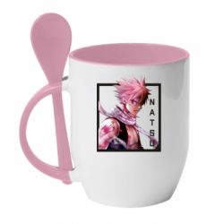 Чашка с ложкой Нацу - PrintSalon