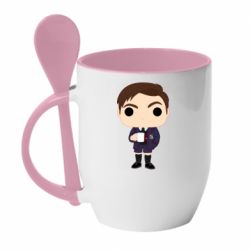Чашка с ложкой Номер Пять Чиби-PrintSalon Чашка с ложкой Номер Пять Чиби
