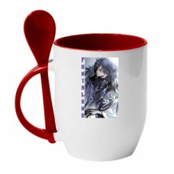 Чашка з ложкою Pantalone - PrintSalon