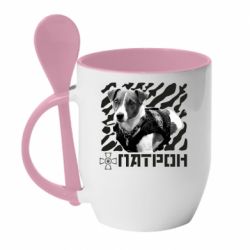 Чашка с ложкой Патрон ЗСУ - PrintSalon