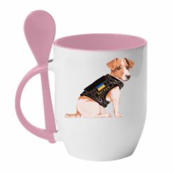 Чашка с ложкой Патрон - PrintSalon