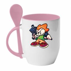 Чашка з ложкою Pico - PrintSalon