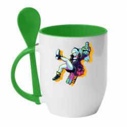 Чашка з ложкою Rebecca - PrintSalon