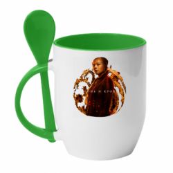 Чашка с ложкой Рейнира Таргариен - PrintSalon