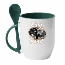 Чашка с ложкой Road King - PrintSalon