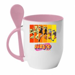 Чашка з ложкою Running Naruto - PrintSalon