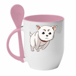 Чашка с ложкой Садахару арт - PrintSalon