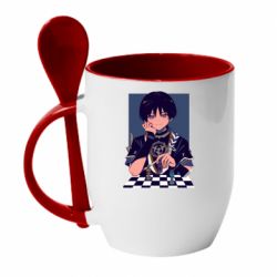 Чашка з ложкою Scaramouche with gnosises - PrintSalon