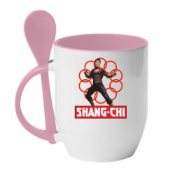 Чашка с ложкой Шан Чи и кольца - PrintSalon