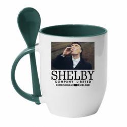 Чашка с ложкой Shelby company limited - PrintSalon