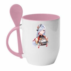 Чашка с ложкой Shenhe - PrintSalon