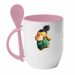 Чашка с ложкой Shikamaru Psyduck - PrintSalon