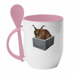 Чашка с ложкой Шлепа в тазике - PrintSalon