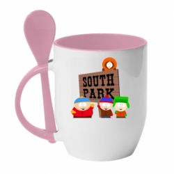 Чашка с ложкой South Park - PrintSalon