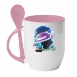 Чашка с ложкой Space suite Gengar - PrintSalon