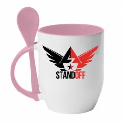 Чашка с ложкой Standoff Brilliant - PrintSalon