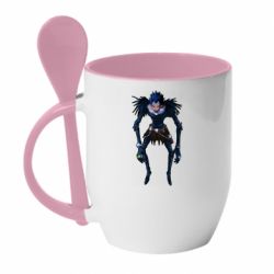 Чашка с ложкой Тетрадь смерти Рюк - PrintSalon