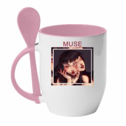 Чашка з ложкою Tomie as your muse - PrintSalon