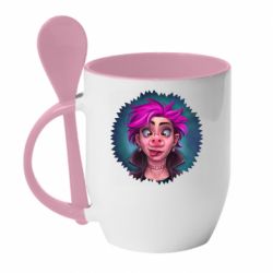 Чашка з ложкою Тонкс - PrintSalon