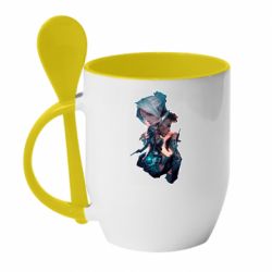 Чашка с ложкой Valorant - PrintSalon