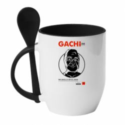 Чашка с ложкой Van Darkholme - PrintSalon