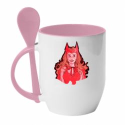 Чашка з ложкою Весела Ванда - PrintSalon