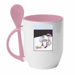 Чашка с ложкой Wasted Ayato - PrintSalon