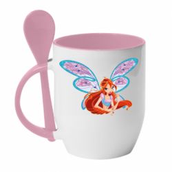 Чашка с ложкой Winx Bloom Believix - PrintSalon
