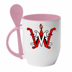 Чашка с ложкой Wonder Makers Logo - PrintSalon