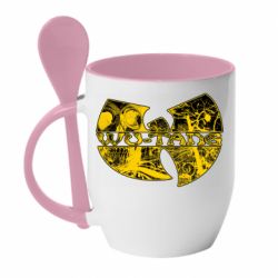 Чашка с ложкой Wu-Tang logo art - PrintSalon