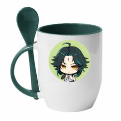 Чашка з ложкою Xiao Cute Art - PrintSalon