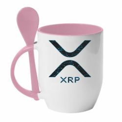 Чашка с ложкой XRP Ripple - PrintSalon