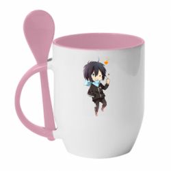 Чашка с ложкой Ято - PrintSalon