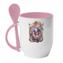 Чашка з ложкою Йошикаге Кіра - PrintSalon