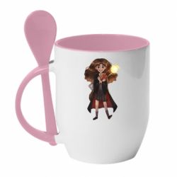 Чашка з ложкою Кумедна Герміона - PrintSalon