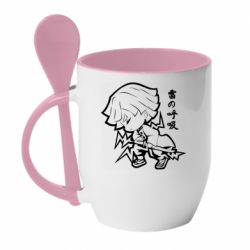 Чашка с ложкой Зеницу Агацума - PrintSalon