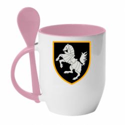 Чашка с ложкой Первая ОТБр - PrintSalon