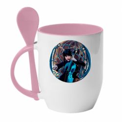 Чашка з ложкою Playing Wednesday - PrintSalon