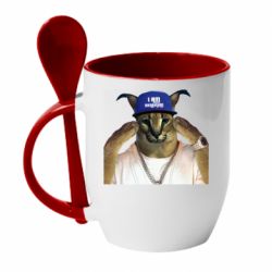 Чашка с ложкой Шлёпа из Украины - PrintSalon