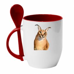 Чашка с ложкой Большой шлёпа - PrintSalon