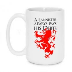 Чашка 420ml A Lannister always pays his debts - PrintSalon